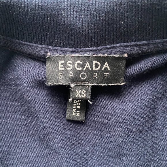 ESCADA SPORT NAVY POLO TEE ✨⁣ - Picture 3 of 3